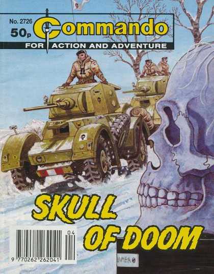 Commando 2726 - For Action And Adventure - Skull Of Doom - Tank - Soldier - Dagger