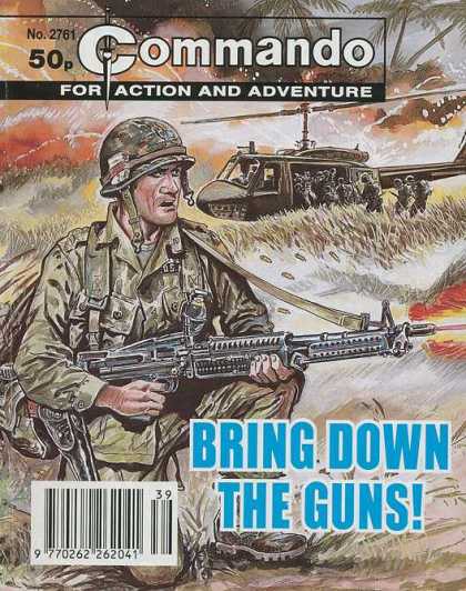 Commando 2761 - Helicopter - Gun - Soldier - Bring Down The Guns - Wind
