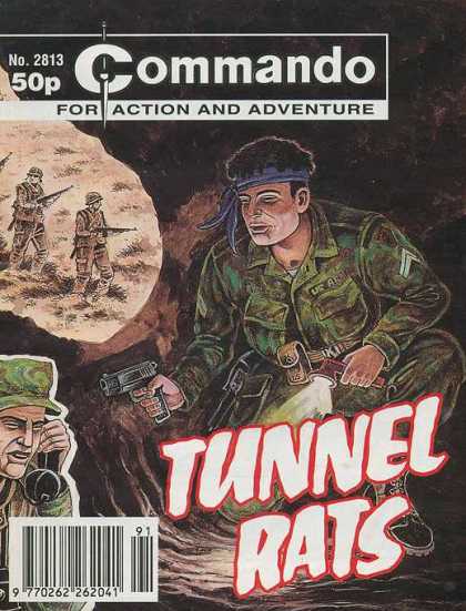 Commando 2813 - Tunnel Rats - No 2813 - Us Army - Weapons - Vietnam