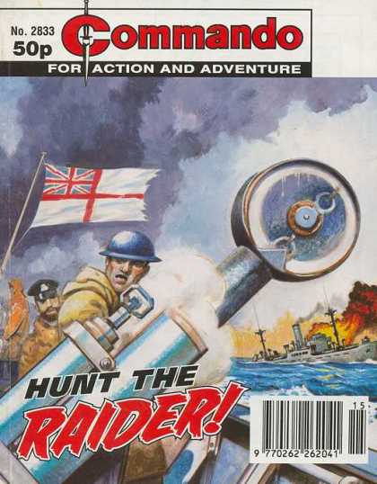 Commando 2833 - Hunt The Raider - Action And Adventure - Sea - Fight - Flag