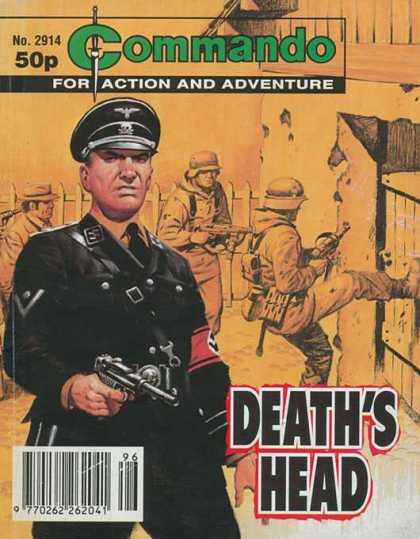 Commando 2914 - Soldier - For Action And Adventure - Deaths Head - Gun