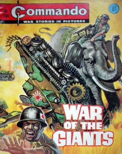 Commando 294 - Propoganda - Ww Ii - India - Japanese - Elephants