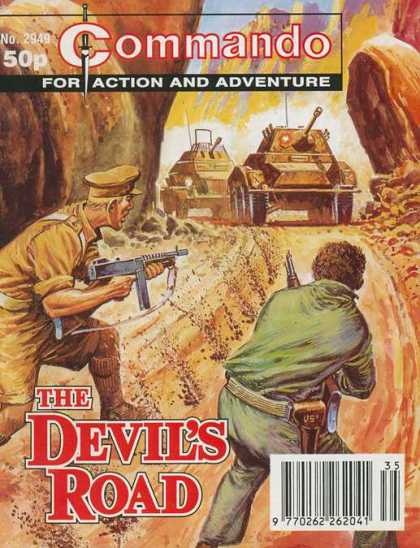 Commando 2949 - Tanks - The Devils Road - Gun - Weapon - Road
