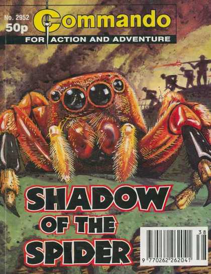 Commando 2952 - No 2952 - 50p - Shadow Of The Spider - Giant Spider - For Action And Adventure