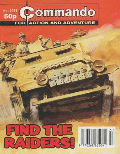 Commando 2971 - For Action And Adventure - Find The Raiders - Japanese Army - Stereotype - Armored Truck