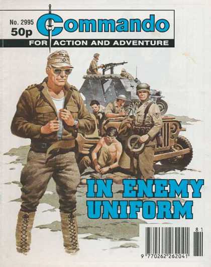 Commando 2995 - Action And Adventure - In Enemy Uniform - Jeep - Tank - Soldiers