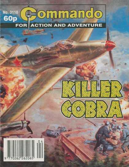 Commando 3110 - Action - Adventure - Killer Cobra - Aeroplane - No3110