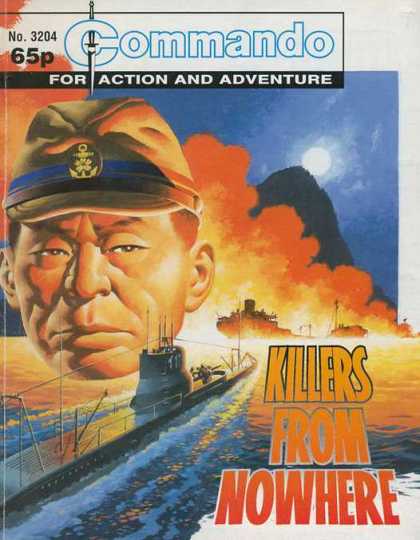 Commando 3204 - Action And Adventure - Killers From Nowhere - Fire - Ships - Soldier