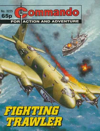 Commando 3225 - For Action And Adventure - Plane - Ship - Sea - Fighting Trawler