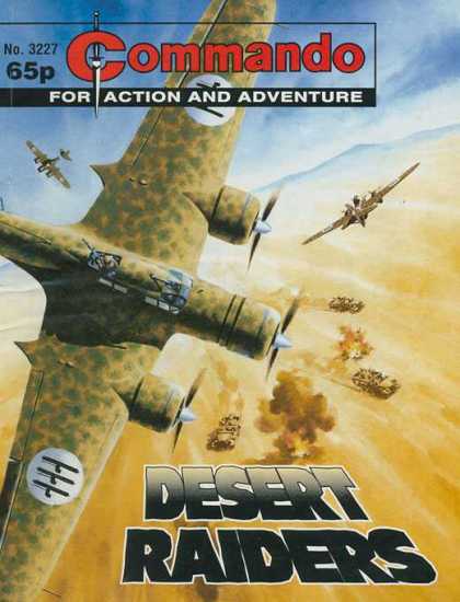Commando 3227 - Fighting - Airplanes - Desert - Raiders - Tank