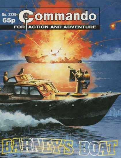 Commando 3229 - The Battered Boat - Blown Up - Blown Away - Shot - Kaboom