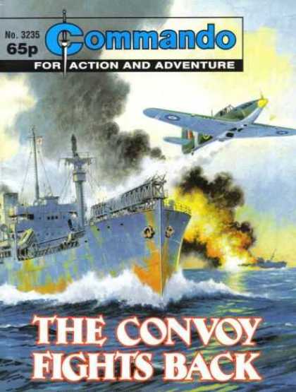 Commando 3235 - Commando - Ship - Planes - Fighting - Smoke