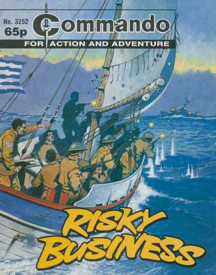 Commando 3252 - Commando - For Action And Adventure - Risky Business - Soldiers - At Sea