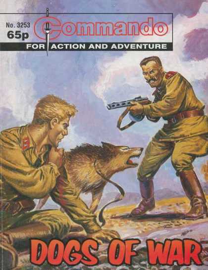 Commando 3253 - For Action And Adventure - Dogs Of War - Gun - Uniforms - Snarling Dog