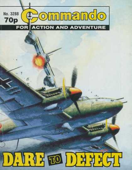 Commando 3288 - Airplane - Commando - Clouds - Defect - Adventure
