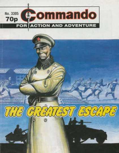 Commando 3305 - For Action And Adventure - No 3305 - The Greatest Escape - Russian Miliarty - Railroad Tracks