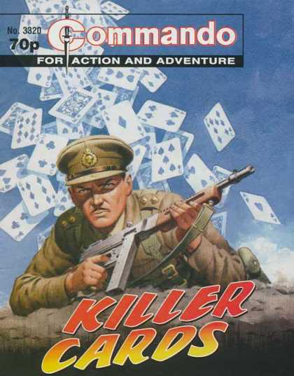 Commando 3320 - Killer Cards - Action - Adventure - Commander - Gun