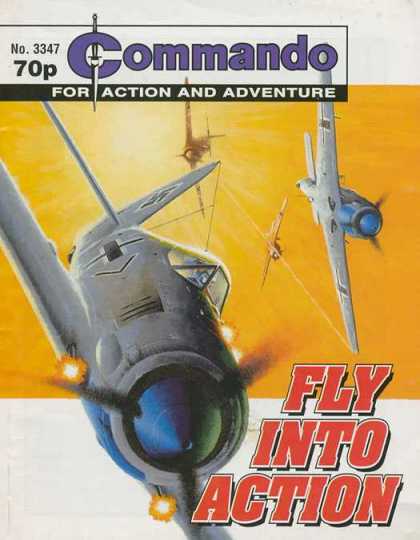 Commando 3347 - Airplanes - Fly Into Action - Aircraft - Propellors - For Action And Adventure