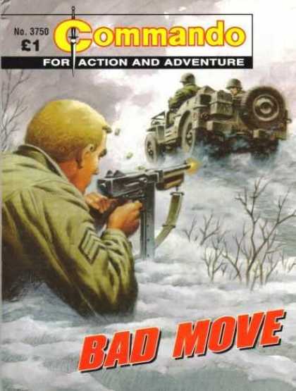 Commando 3750 - Action And Adventure - Machine Gun - Jeep - Soldiers - Bad Move