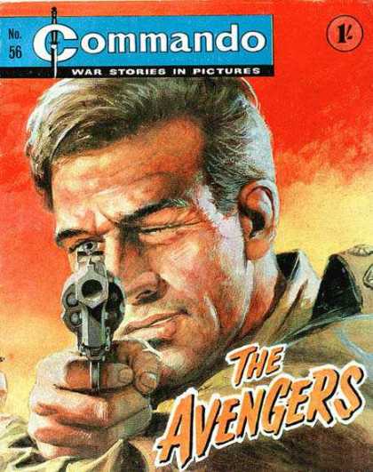 Commando 56 - War Stories In Pictures - Gun - Man - The Avengers - Soldier