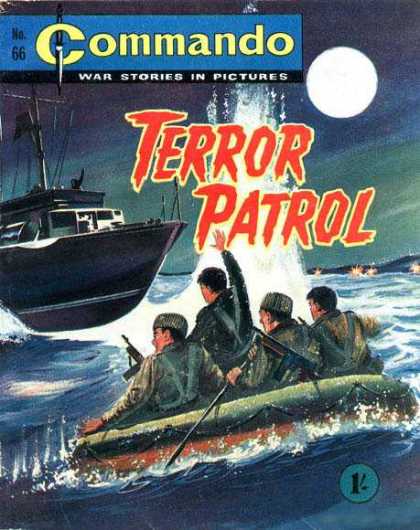 Commando 66 - War Stories - Ship - Terror Patrol - Full Moon - Raft