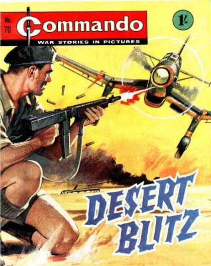 Commando 70 - Airplane - Soldier - Machine - Shooting - Desert Blitz