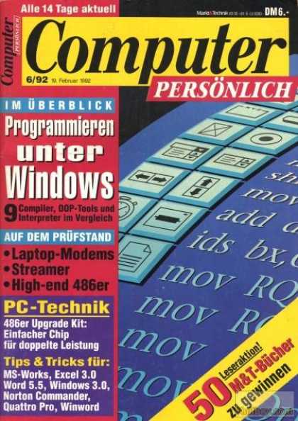 Computer Persoenlich - 6/1992
