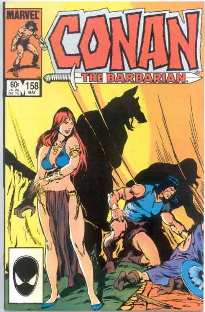 Conan the Barbarian 158 - Shadow - Wolf - Werewolf - John Buscema