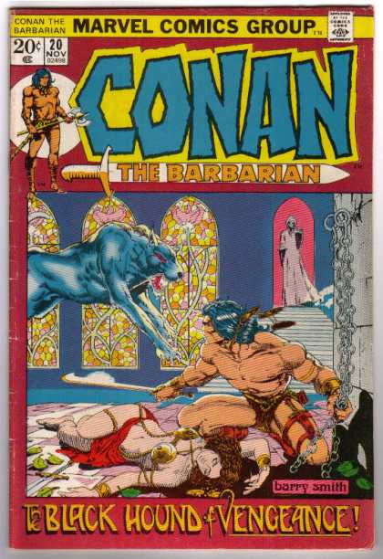 Conan the Barbarian 20 - Black Hound Of Vengance - Conan - Chains - Church - Barry Smith - Barry Windsor-Smith