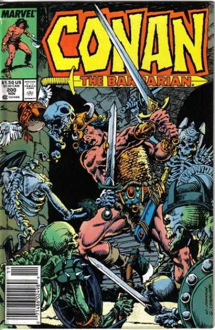 Conan the Barbarian 200 - Marvel - Sword - Battle - Nov - 150 Us