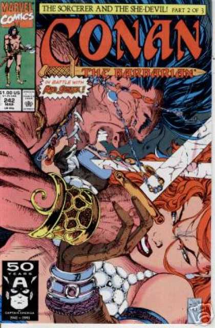 Conan the Barbarian 242 - Marvel - Marvel Comics - Conan - She-devil - 242 - Jim Lee