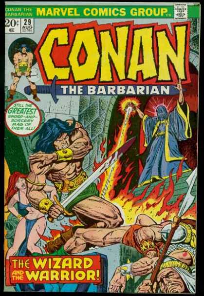 Conan the Barbarian 29 - Women - Sword - Wizard - Fire - Spear