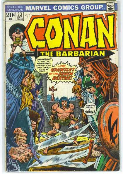 Conan the Barbarian 33 - Swords - Gauntlet - Priestess - Seven Deaths - Sword