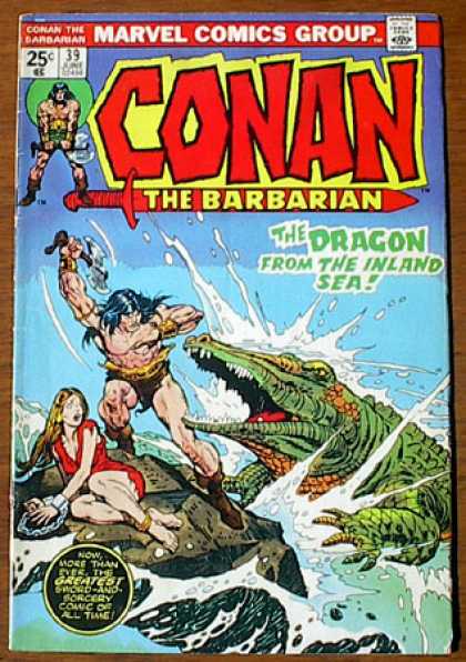 Conan the Barbarian 39 - Dragon - Crocodile