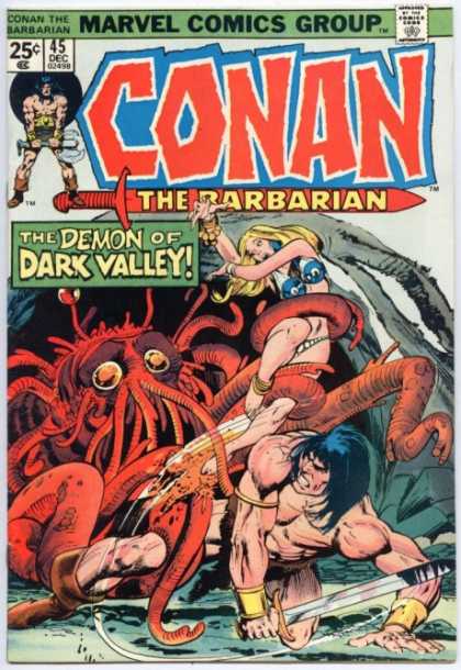Conan the Barbarian 45 - Demon - Marvel Comics - Marvel - Conan - Dark Valley - Neal Adams