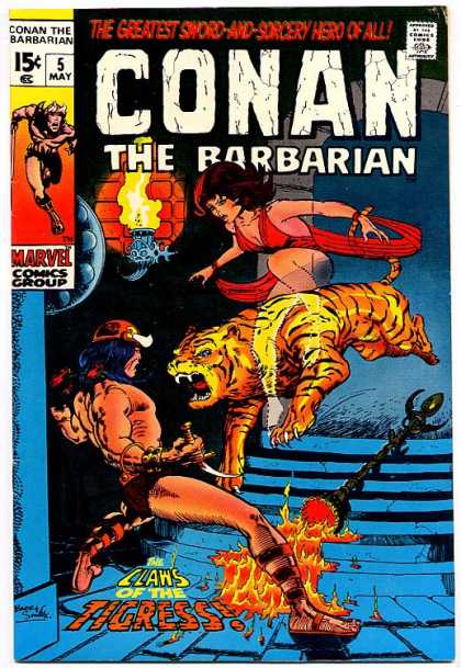 Conan the Barbarian 5 - Tiger - Tigress - Barry Windsor-Smith