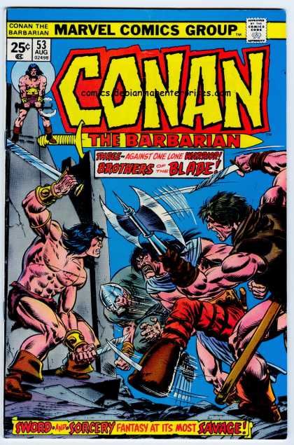 Conan the Barbarian 53 - Sorcery - Fantasy - Battle Axe - Combat - Three Against One