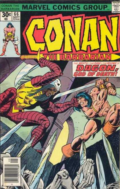 Conan the Barbarian 66 - Swords - No 66 - Dagon God Of Death - Skeletons - Marvel