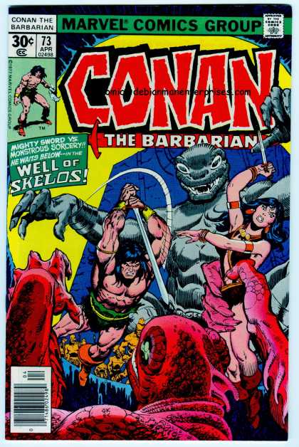 Conan the Barbarian #73 cover