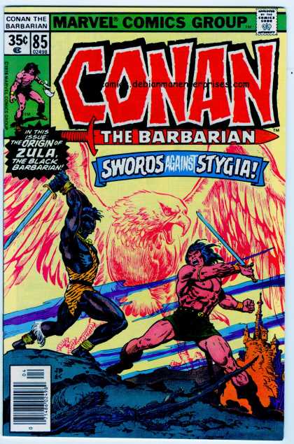 Conan the Barbarian 85 - Sword - Eagle - Sword And Sorcery - Fantasy - Castle - Ernie Chan, John Buscema