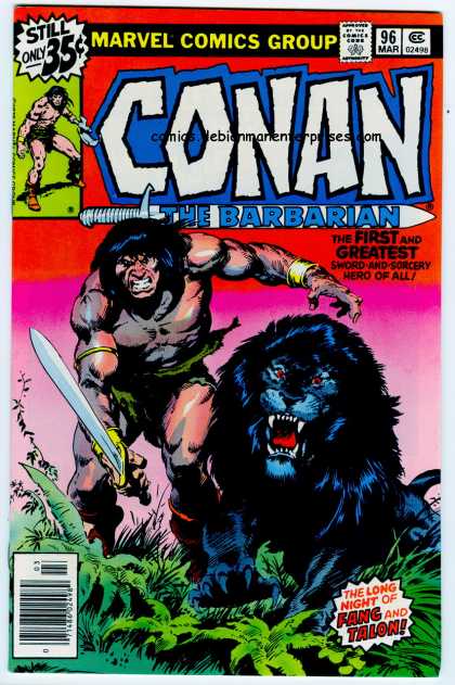Conan the Barbarian 96 - Marvel - Strong - Man - Fang - Talon