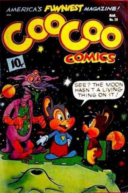 Coo Coo Comics 38 - Space - Planet - Stars - Mouse - Aliens