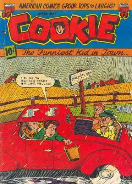 Cookie 36 - Line - Sign - Letters - Rain - Car