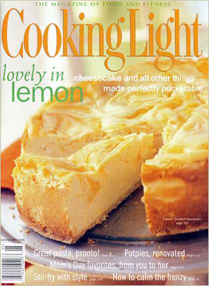Cooking Light - Lemon-Swirled Cheesecake