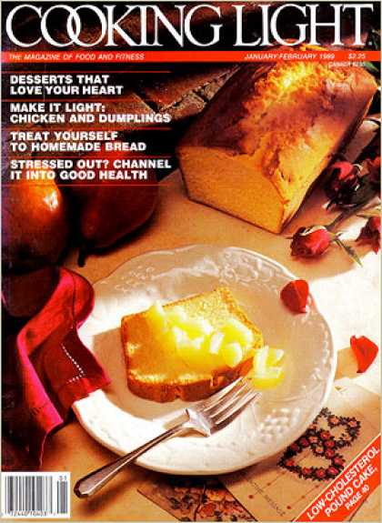 Cooking Light - Pound Cake served with Poached Pear Chunks