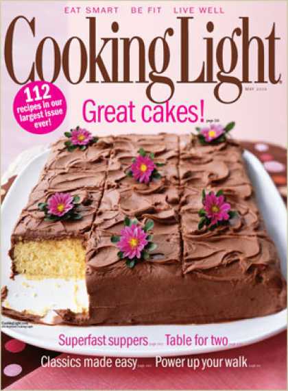 Cooking Light - Yellow Sheet Cake with Chocolate Frosting