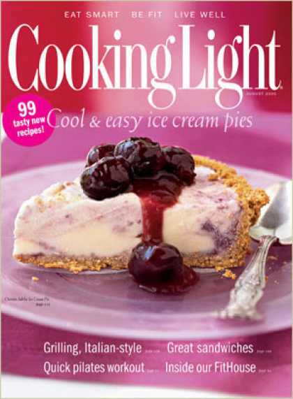 Cooking Light - Cherries Jubilee Ice Cream Pie