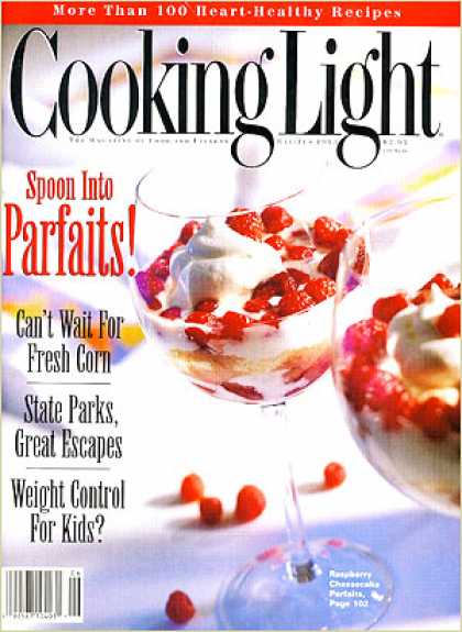 Cooking Light - Raspberry Cheesecake Parfaits