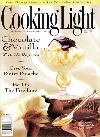 Cooking Light - Vanilla Ice Milk with Mocha Fudge