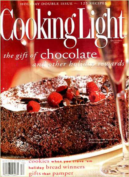 Cooking Light - Dark-Chocolate Souffl Cake